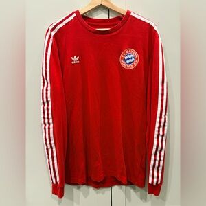 Retro Adidas Red Soccer longsleeve football originals